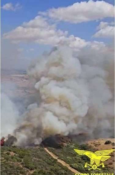 Fiamme in Sardegna, incendi a Villacidro e Gergei: in azione anche i canadair