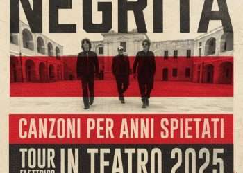 I Negrita annunciano le date di Canzoni per Anni Spietati Tour In Teatro 2025