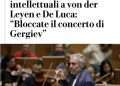 Fake news di Repubblica, “700 Nobel firmano per impedire il concerto di Gergiev”