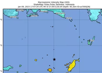 Terremoto di magnitudo 6.7 al largo Indonesia orientale