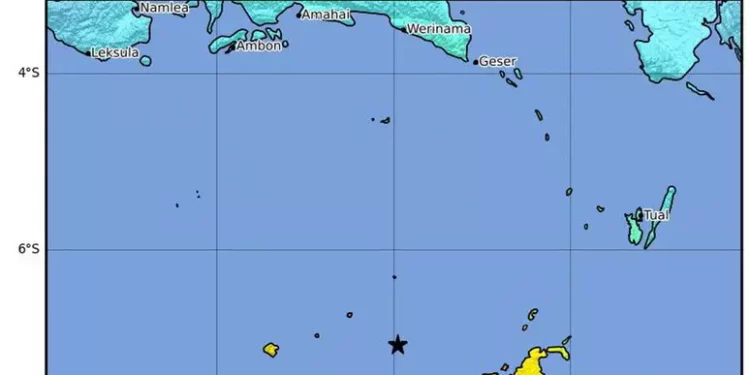 Terremoto di magnitudo 6.7 al largo Indonesia orientale