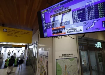 Tsunami: in Giappone arrivata onda alta 1,3 metri