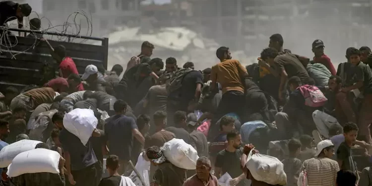 7 civili palestinesi uccisi dall’esercito sanguinario israeliano a Gaza, aspettavano aiuti