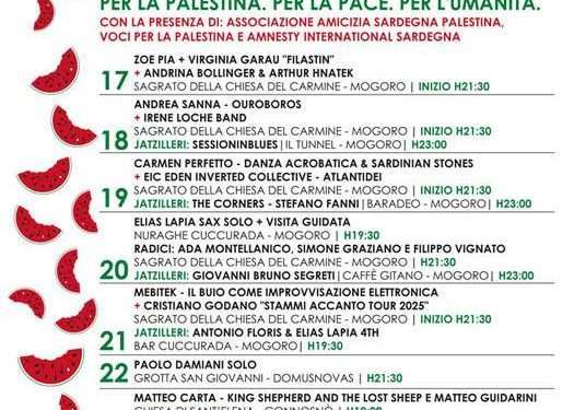 Dal 17 al 23 agosto a Mogoro (Or) l’edizione estiva del Pedras et Sonus Jazz Festival 2025
