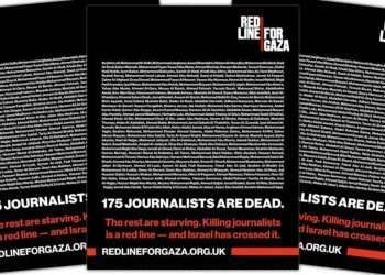 Regno Unito: lettera aperta di condanna per l’uccisione mirata di giornalisti a Gaza