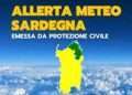 Temporali e rovesci: allerta meteo in Sardegna