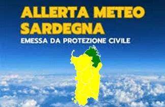 Temporali e rovesci: allerta meteo in Sardegna