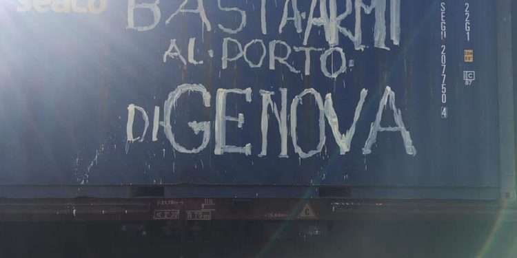 Genova, presidio a Ponte Etiopia: i portuali denunciano un carico di armi