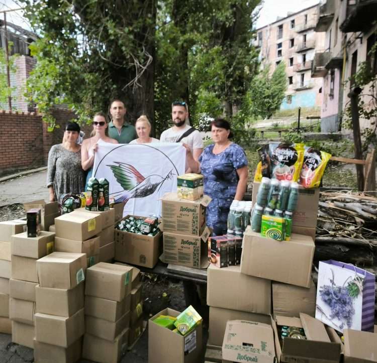 Vento dell’Est in missione nel Donbass: consegnati aiuti umanitari