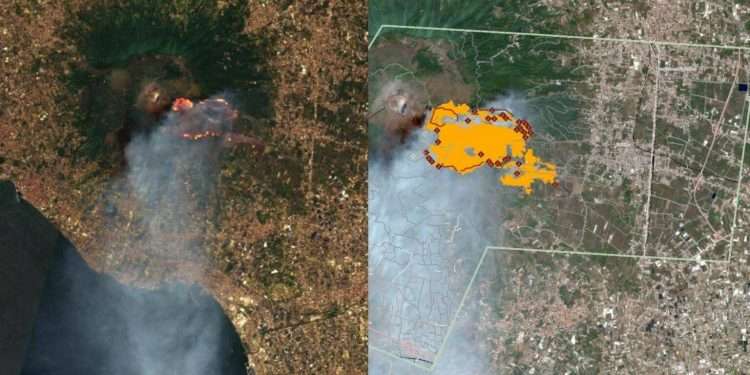 Vesuvio ancora in fiamme con tre fronti attivi; la Procura apre un’inchiesta