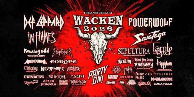 Wacken Open Air 2026: annunciati i primi 35 nomi per l’edizione del 35° anniversario