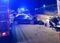Grave incidente a Cagliari, frontale con auto distrutte, due feriti