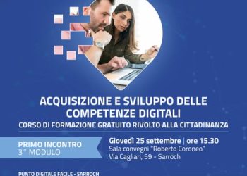 Facilitazione digitale a Sarroch: terzo modulo tra settembre e ottobre