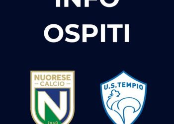 Calcio, Nuorese contro il Tempio: info sul settore ospiti