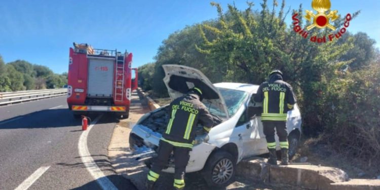 Incidente sulla SS 131: tre persone ferite