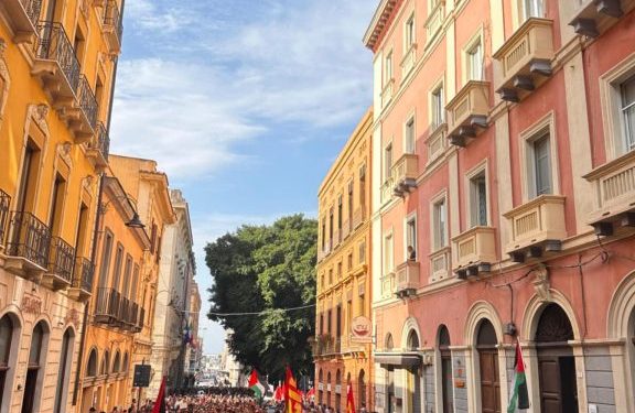 Cagliari in piazza per Gaza, al via lo sciopero generale