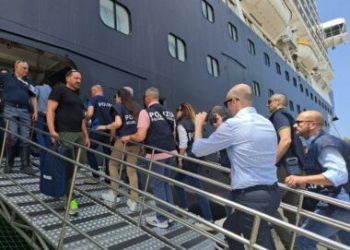 Chiuse le indagini sulla nave del G7 “rifiutata” da 2.500 poliziotti: tre indagati per frode