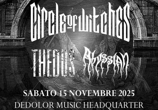 Circle of Witches, Thedus e Abyssian in concerto a Rovellasca (CO)