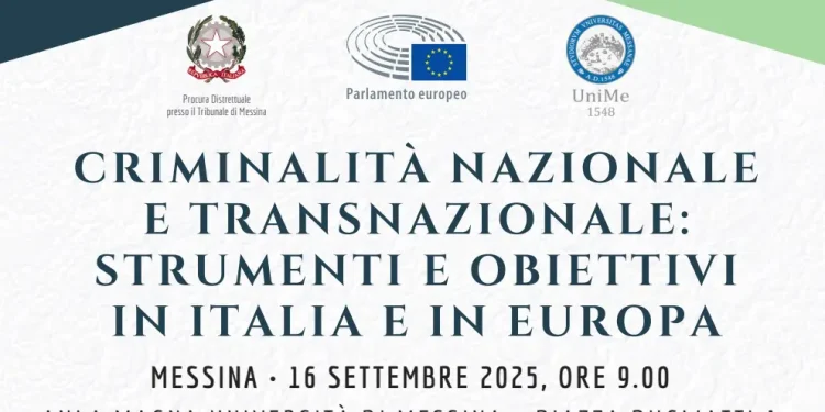 Il 16 settembre a Messina un convegno sulla criminalità
