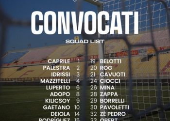 Cagliari: Pavoletti tra i convocati per la sfida col Lecce