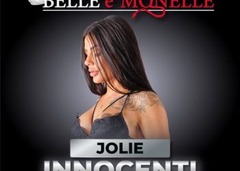 Jolie Innocenti arriva al Belle e Monelle di Sanluri: due giorni bollenti il 12 e 13 settembre