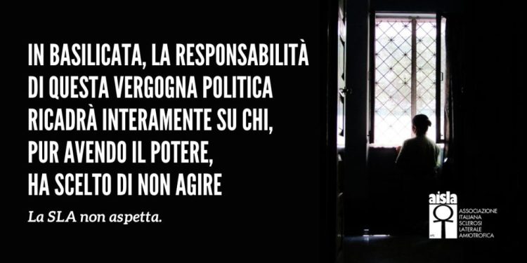 SLA, Basilicata: oltre 50 famiglie lasciate sole, Aisla denuncia il silenzio della politica