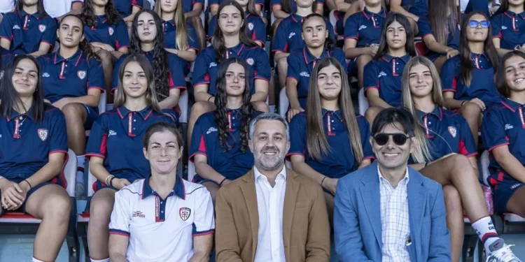 La presentazione del Cagliari Calcio femminile