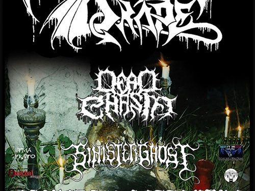 Prima tappa del Mini-tour italiano dei Mortuary Drape