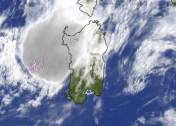 Maltempo, supercella temporalesca in avvicinamento sulla Sardegna