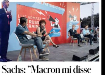 Rivelazione di Jeffrey Sachs: “Macron mi ha detto che la guerra è colpa della Nato”