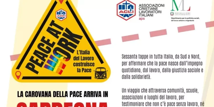 Tappa in Sardegna della Carovana della pace delle Acli
