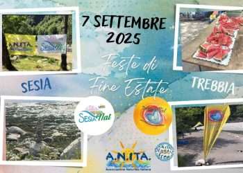 Naturismo, festa di fine estate sul fiume Trebbia e Varallo