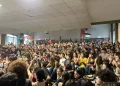 Corteo pro-Palastina alla Sapienza, occupata scienze politiche