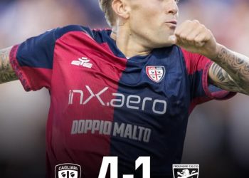 Coppa Italia: 4-1 al Frosinone, il Cagliari agli ottavi se la vedrà col Napoli