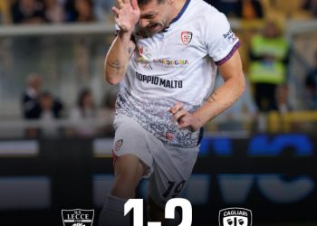 Belotti trascina il Cagliari, 2-1 in casa del Lecce