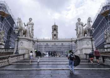 Stampa Romana con la Global Sumud Flotilla per Gaza, sabato 6 settembre in piazza del Campidoglio