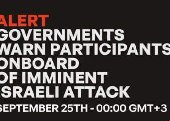 “Imminente attacco israeliano alla Global Sumud Flotilla”, tensione nel Mediterraneo