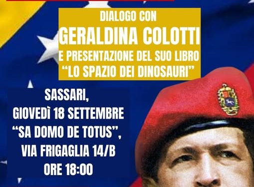 La rivoluzione Chavista in Venezuela: Geraldina Colotti a Sassari il 18 settembre