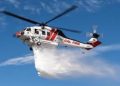 Fuoco a Decimoputzu, in azione l’elicottero del Corpo Forestale