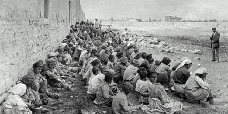 Genocidio armeno, azione al museo della topografia del terrore a Berlino