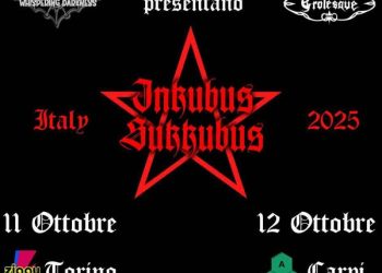Inkubus Sukkubus live in Italia a ottobre