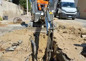 Abbanoa, lavori riparazione condotte in centro a Cagliari
