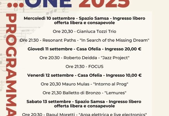 In Progress…One fa 18: dal 10 al 14 settembre a Sestu torna il Festival Prog