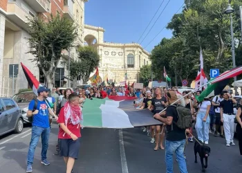 Corteo per Gaza a Cagliari, Usb ‘oltre 20mila in piazza’