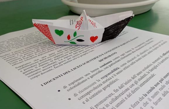 77 docenti del Liceo “Marconi” di Sassari: “La scuola non è neutrale: mozione per la condanna di ogni forma di occupazione, apartheid e genocidio”