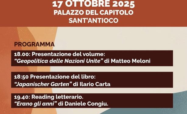 Il 17 ottobre a Sant’Antioco il Festival Internazionale della Letteratura di Viaggio