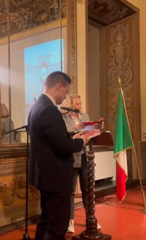 Roma, incontro delle Associazioni russe con l’Ambasciatore Paramonov: regalato il libro “La Spiga nell’occhio”