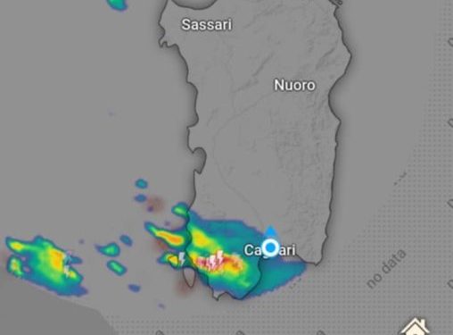 Maltempo, peggioramento pomeridiano sul Cagliaritano: temporali in arrivo