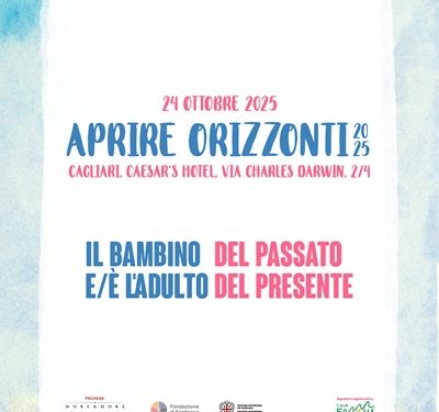 Venerdì a Cagliari la conferenza nazionale “Aprire Orizzonti”