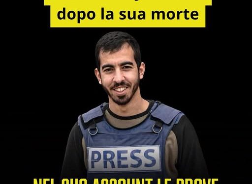 Ucciso il giornalista palestinese Saleh al-Jafarawi: cancellato l’account Instagram